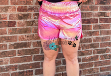 Load image into Gallery viewer, Sparks fly metallic shorts
