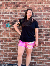 Load image into Gallery viewer, Sparks fly metallic shorts
