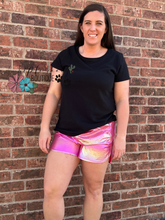 Load image into Gallery viewer, Sparks fly metallic shorts