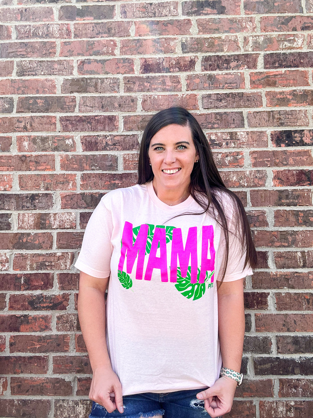 Tropical mama tee