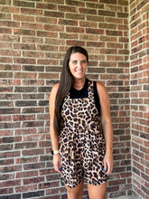 Load image into Gallery viewer, Leopard crush overalls
