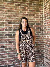 Load image into Gallery viewer, Leopard crush overalls
