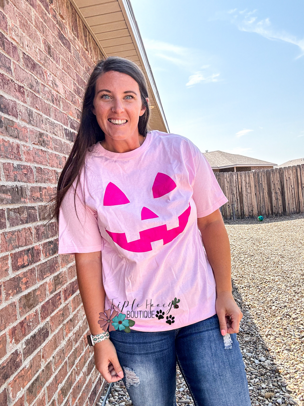 Pink-O-Lantern tee