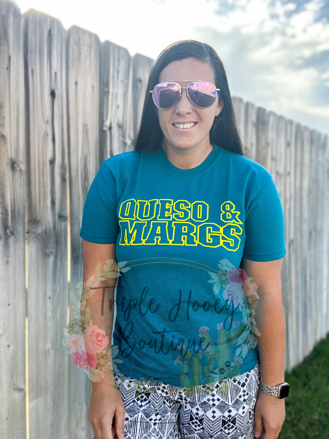 queso and margs tee