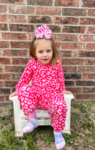 Load image into Gallery viewer, Pink Cheetah PJ set
