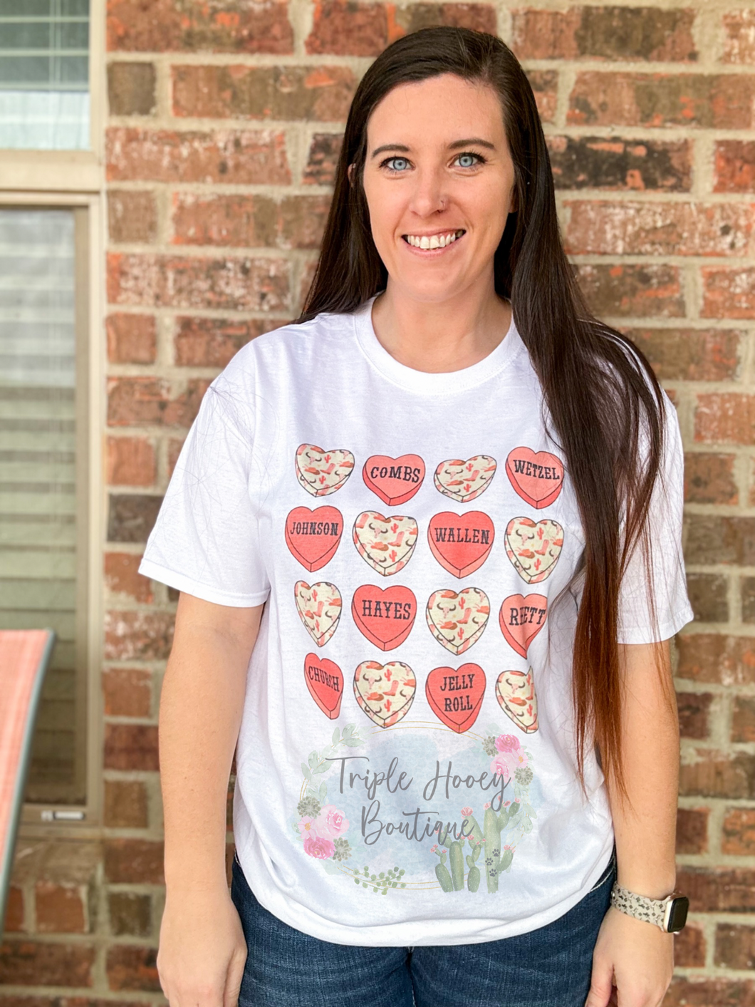 Country heart tee