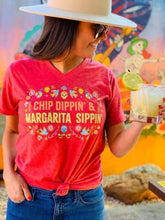 Load image into Gallery viewer, Chips &amp; margs tee
